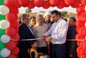 افتتاح زمین چمن مصنوعی دربخش عقدا شهرستان اردکان