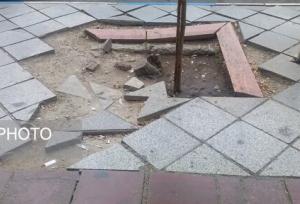 سنگفرش‌های لغزنده و قدمهای نگران در خیابان امام ارومیه