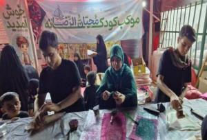 موکب محبان الرضا منطقه ۳؛تنها موکب کودک و نوجوان در عراق