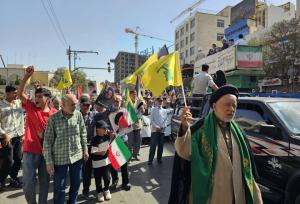 راهپیمایی جمعه «خشم و نصر» در مشهد مقدس برگزار شد