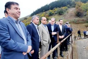 استاندار گیلان از روند ساخت و تکمیل سد لاستیکی تالش بازدید کرد