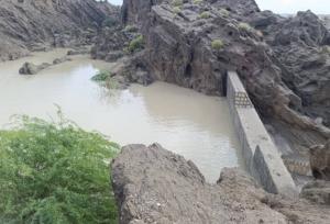 آبگیری یک میلیون مترمکعبی سازه‌های آبخیزداری شهرستان سیریک