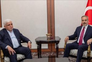 دیدار «فالح فیاض» و وزیر خارجه ترکیه
