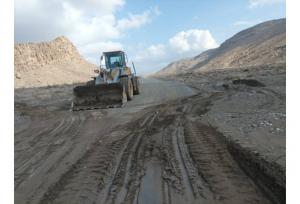 برقراری تردد و بهسازی در محور فارغان – احمدی شهرستان حاجی‌آباد