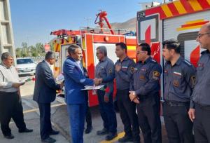 میرزایی: امکانات و تجهیزات آتش نشانی گراش تقویت می‌شود