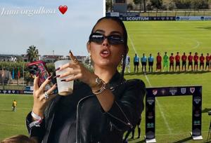 واکنش جالب جورجینا پس از دومین قهرمانی پسر رونالدو