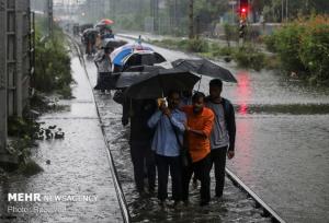 ۳ کشته در پی بارش شدید باران ناشی از توفان «دیتوا» در هند