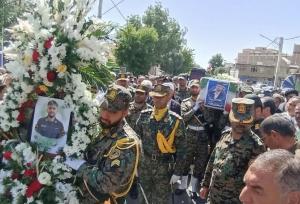 پیکر مطهر شهید زبیر امینی فر در نقده تشییع شد