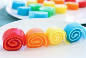 طرز تهیه ژله رولی ساده و مجلسی با بستنی