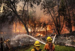 گسترش حریق در جنگل‌های شمال کالیفرنیا/ حجم آتش دوبرابر شد