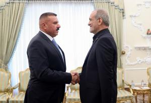 وزیر کشور عراق با پزشکیان دیدار کرد