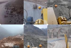 ریزش‌برداری در محورهای روستایی پاپی؛ راهی مسدود نشد