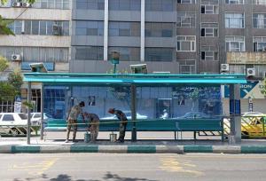 آرام سازی معابر و ایمن سازی ایستگاه‌های اتوبوس در مرکز پایتخت