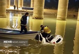 سقوط مرگبار کوئیک در رودخانه کارون اهواز