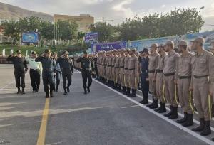 مراسم صبحگاه در دانشگاه افسری امام حسن (ع) پلیس برگزار شد