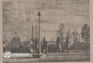 تصویری تاریخی از چهارراه ولیعصر تهران، ۹۰ سال پیش