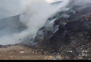 آتش سوزی در سایت زباله آمل/ آسیبی به جنگل نرسید