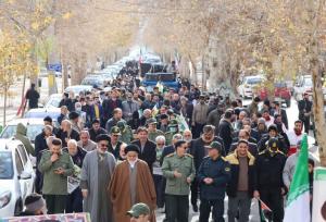 راهپیمایی باشکوه یوم‌الله نهم دی در نطنز