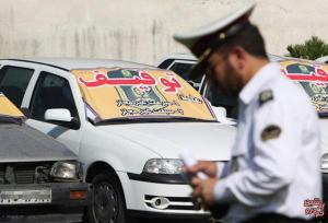 توقیف ۳۰۶ وسیله نقلیه متخلف در اجرای طرح آرامش ترافیکی مراغه
