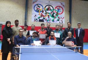 قهرمانی فارس در رقابت‌های پاراتنیس روی میز بانوان و آقایان منطقه یک کشور