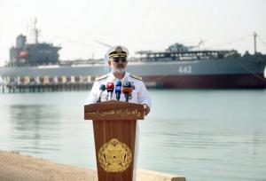 تشریح ویژگی‌های پایگاه شناوری «کردستان» توسط دریادار ایرانی