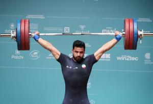 رکورددار جهان به طلا نرسید!/ علیرضا معینی در یک ضرب نقره گرفت