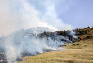 تشکیل پرونده قضایی برای آتش‌سوزی مزارع ایذه