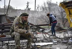 تسلیم شدن گروهی از نظامیان اوکراینی در محور سومی