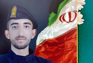 پیکر شهید مدافع امنیت در پارسیان تشییع شد