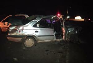 برخورد مرگبار پژو با گاردریل در محور اراک–قم یک فوتی بر جای گذاشت