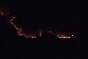 آتش‌سوزی در مراتع جنگلی روستای نمنق جلفا