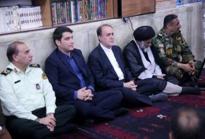 مراسم اربعین شهدای اقتدار ایران در سنندج برگزار شد