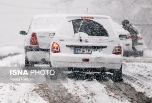 بارش شدید برف در ۵ محور کوهستانی گیلان