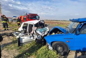 برخورد نیسان و پراید در محور کنگاور یک کشته بر جا گذاشت