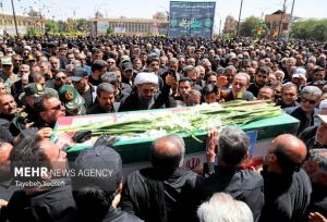 پیکر شهید «امیرحسین نصیری» در فریدونکنار تشییع شد