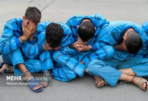 دستگیری ۴ سارق منزل در تعقیب و گریز پلیس در شهرک قدس
