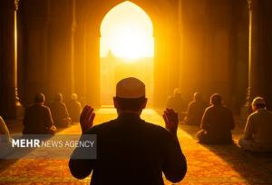 ۴۲۲ مددجوی استان سمنان در آئین معنوی اعتکاف شرکت کردند