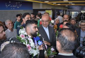 استقبال باشکوه از قهرمانان پارادوومیدانی کرمانشاه