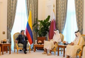 پیشنهاد رئیس‌جمهور کلمبیا به امیر قطر برای میانجی‌گری در کارائیب