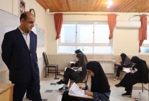 بازدید استاندار گیلان از حوزه برگزاری آزمون سراسری در فومن