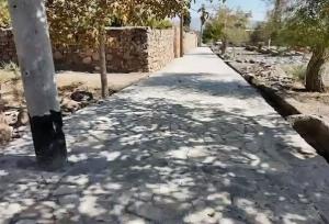 قنبریان: ۱۴ هزار مترمربع معابر روستایی بخش آسفیچ بهسازی و آسفالت شد