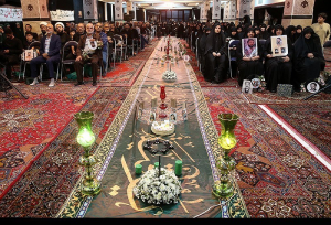 مراسم اربعین شهدای جنگ ۱۲ روزه برگزار شد