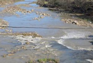 خروش رودخانه صیدرمحله و پلرود در رودسر