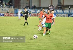 گل دقایق پایانی مس پیروزی نیمه اول را از ملوان گرفت