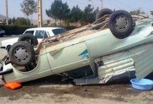 واژگونی وانت‌بار در جاده خاوران ۹ نفر را مصدوم کرد