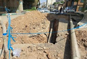 رفع سریع شکستگی خط انتقال آب شرب سرعین بدون اختلال در خدمات‌رسانی