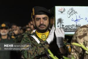 شاهرود میزبان پیکر مطهر شهید گمنام در ایام فاطمیه