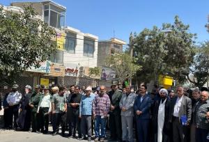 راهپیمایی جمعه‌های خشم و نصر در چناران برگزار شد