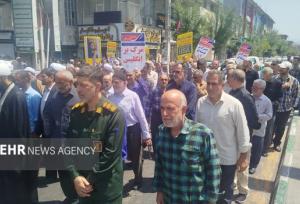 راهپیمایی جمعه «خشم و نصر» در گیلان برگزار شد