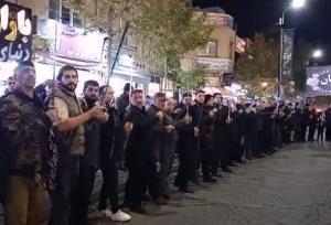 اجتماع شاه حسین گویان شام غریبان شهادت حضرت زهرا(س)در زنجان